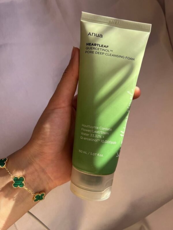 anua hearteaf succinc moisture cleansing foam