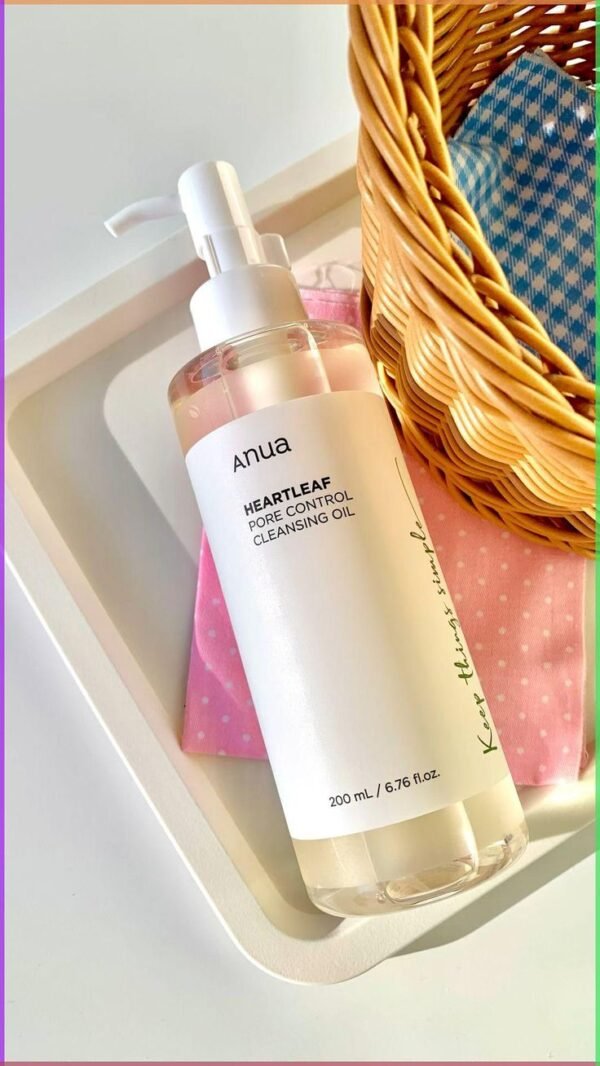 anua heartleaf pore control cleansing oil mild