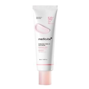 medicube pdrn pink tone up sun cream