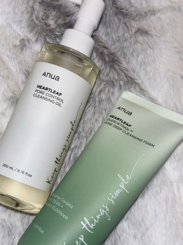 anua hearteaf succinc moisture cleansing foam