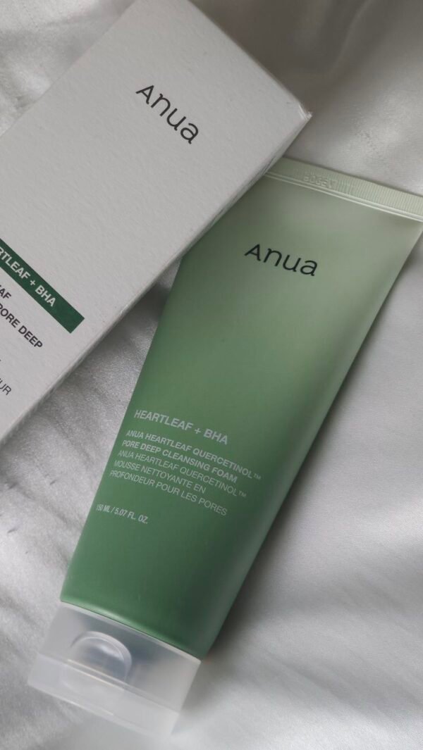 anua hearteaf succinc moisture cleansing foam